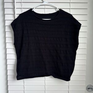 Classic Black Women's Crew Neck Sweater